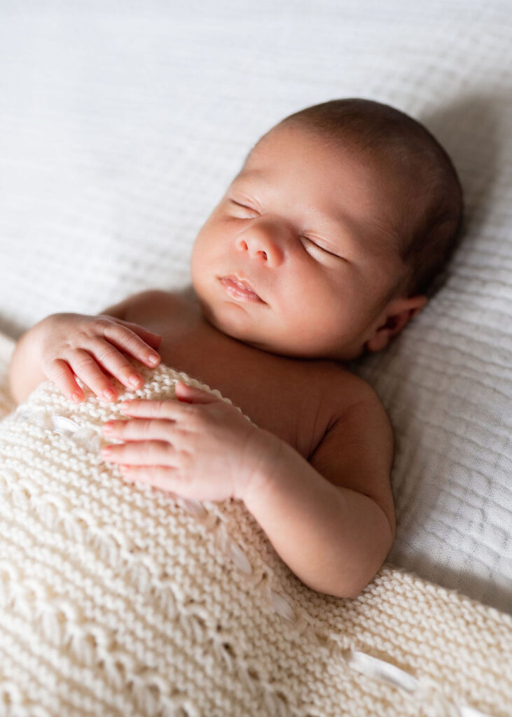 Newborn & baby photographer at home in Surrey
